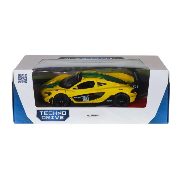 Автомодель - McLaren P1 (желтый, 1:24)
