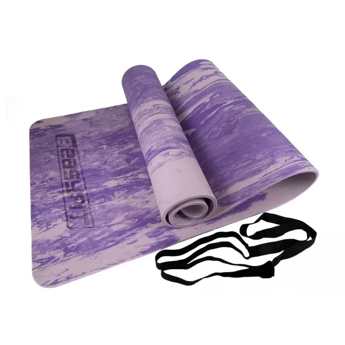 Коврик для йоги и фитнеса EasyFit s-EVA Mat 8 мм Фиолетовый