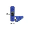 Масажний ролик EasyFit Grid Roller 45 см v.2.1 Синій