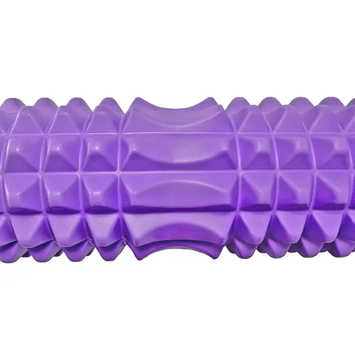 Массажный ролик EasyFit Grid Roller 45 см v.2.2 Фиолетовый