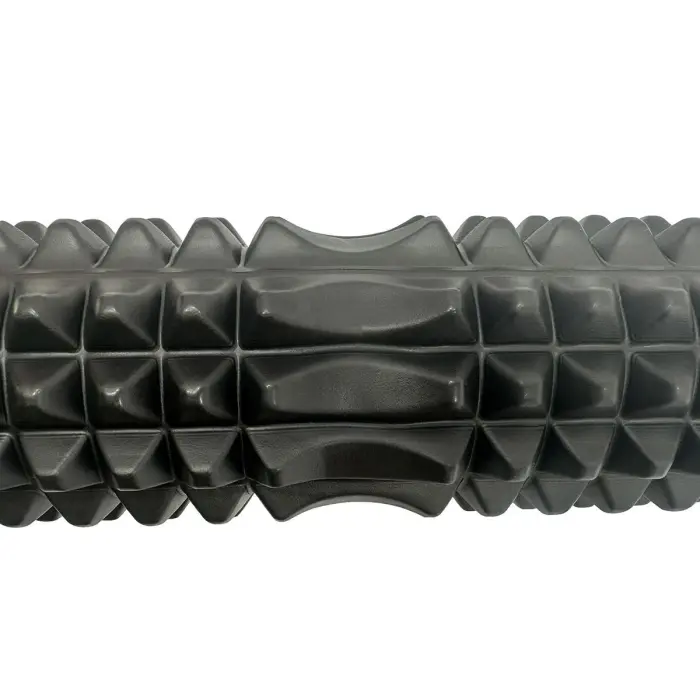 Масажний ролик EasyFit Grid Roller 45 см v.2.2 Чорний