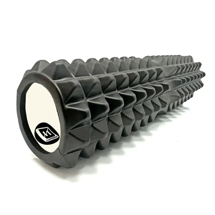 Масажний ролик EasyFit Grid Roller 45 см v.2.2 Чорний