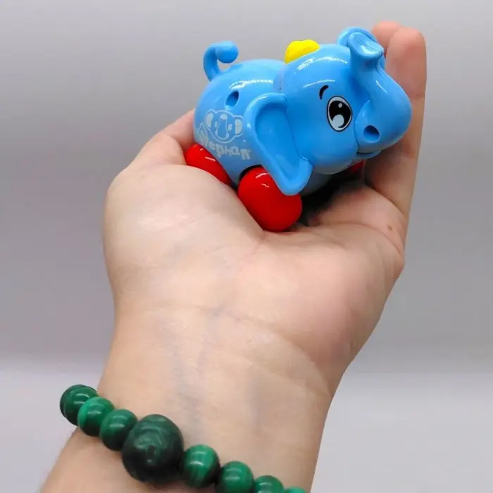 Заводная игрушка "Слоник" (Розовый), цвета в ассортименте
