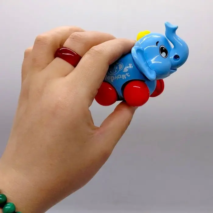 Заводная игрушка "Слоник" (Розовый), цвета в ассортименте
