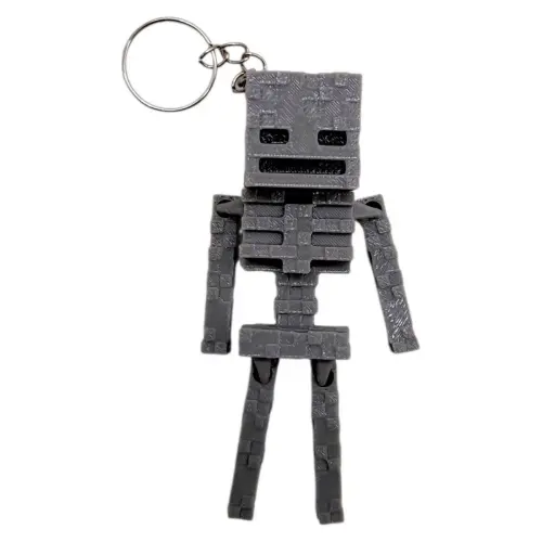 3D Брелоки MINECRAFT / МАЙНКРАФТ SKELETON / СКЕЛЕТ KEYCHAIN, 3D друк