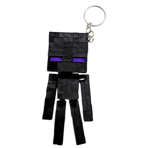 3D Брелоки MINECRAFT / МАЙНКРАФТ CHUBBY ENDERMAN / ЕНДЕРМЕН ГОЛОВАСТИК KEYCHAIN, 3D друк