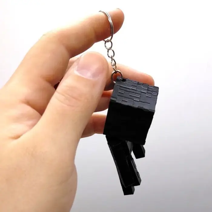 3D Брелоки MINECRAFT / МАЙНКРАФТ CHUBBY ENDERMAN / ЕНДЕРМЕН ГОЛОВАСТИК KEYCHAIN, 3D печать
