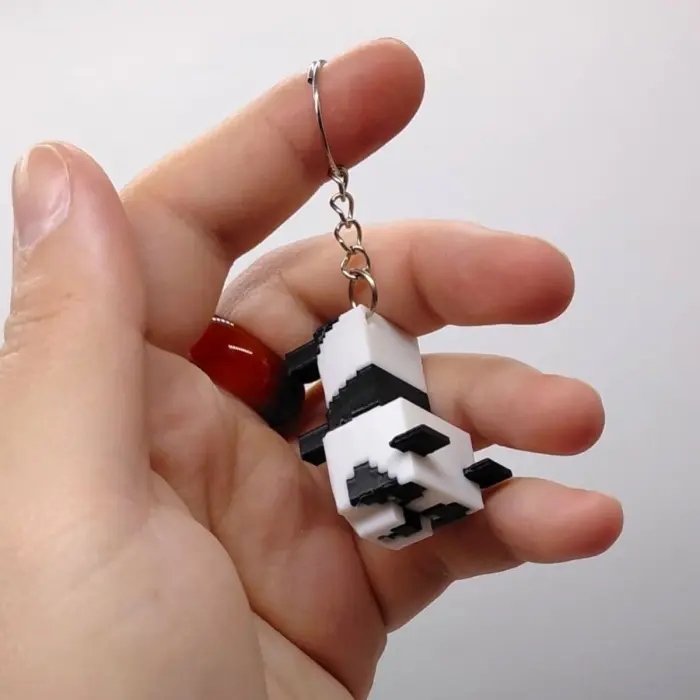 3D Брелоки "MINECRAFT PANDA / Майнкрафт ПАНДОЧКА", Keychain, 3D друк