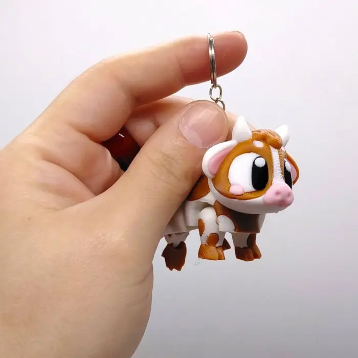 3D Брелоки "CUTE COW / Мила КОРІВКА", Keychain, 3D друк