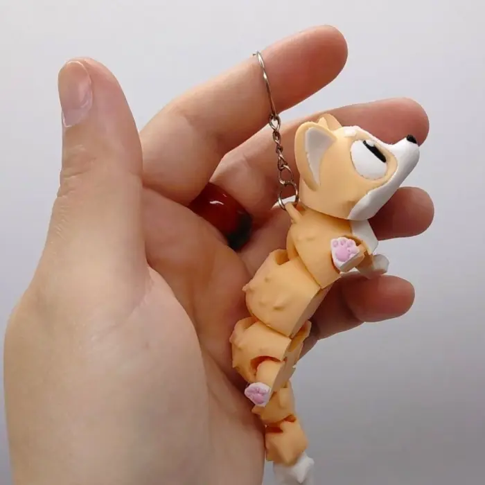 3D Брелоки "CUTE CORGI / Милий КОРГІ", Keychain, 3D друк
