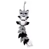 3D Брелоки FLEXI RACCOON LONG TAIL/ ЄНОТ ХВОСТИК KEYCHAIN, 3D друк