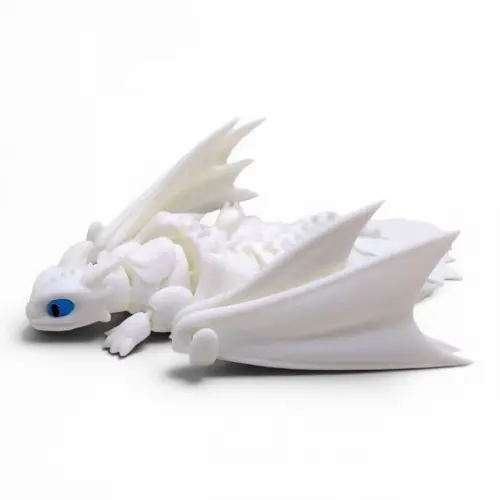 ФИГУРКА 3D HERO DRAGON LIGHT FURY/ ДНЕВНАЯ ЛЮТЬ, 3D ПЕЧАТЬ "17СМ"