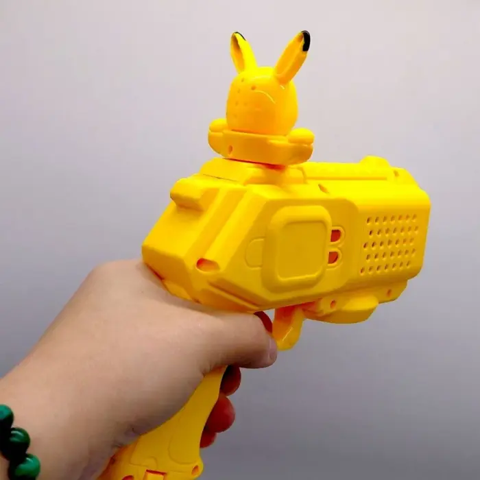 Пістолет з мильними бульбашками "ПІКАЧУ / PIKACHU", жовтий