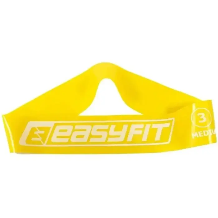 Резиновое кольцо Easyfit #3, желтый (для занятий фитнесом, йогой, пилатесом и кроссфитом)