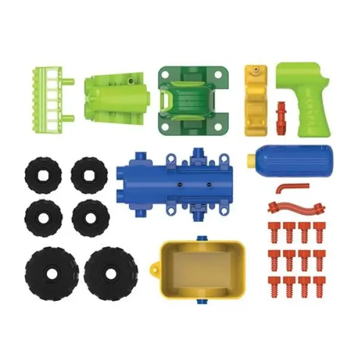 Конструктор Edu-Toys Трактор із шуруповертом 29 деталей