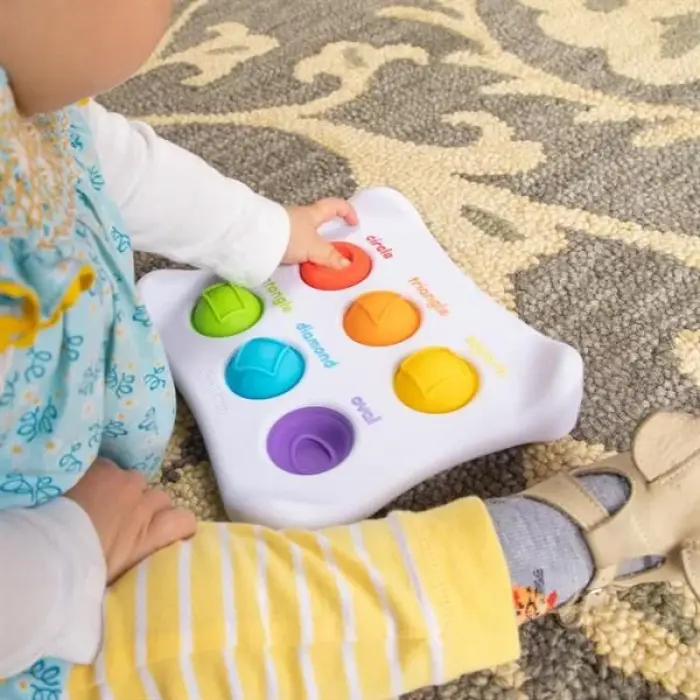Сенсорная игрушка Fat Brain Toys Dimpl Duo Цвет Форма Брайль, симпл димпл / simple dimple