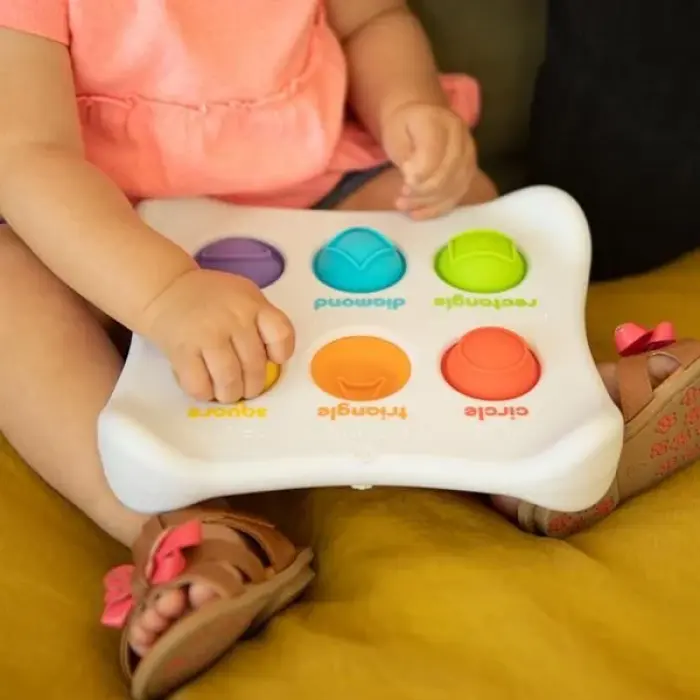 Сенсорная игрушка Fat Brain Toys Dimpl Duo Цвет Форма Брайль, симпл димпл / simple dimple