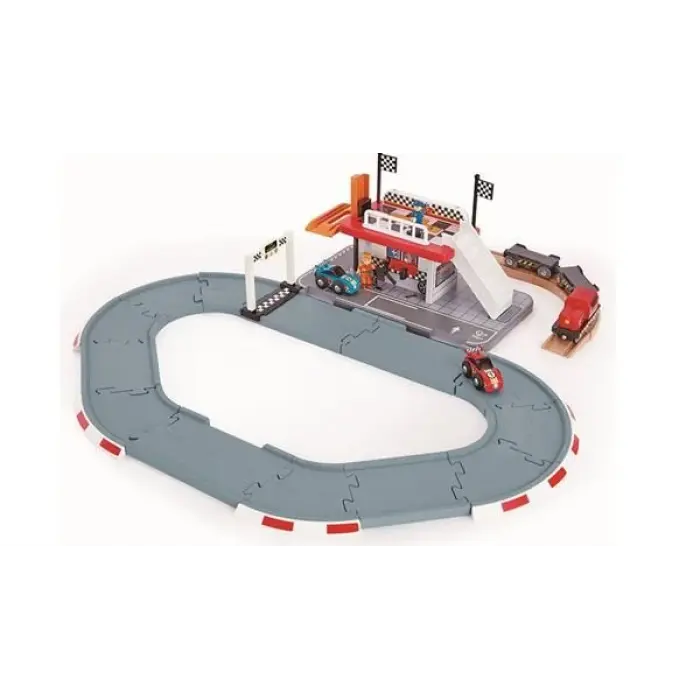 Автотрек Hape, Гоночная трасса и станция
