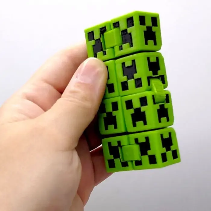 Брелок 3d друк "КУБ НЕСКІНЧЕННОСТІ" (КРІПЕР), Майнкрафт / Minecraft, KEYCHAIN