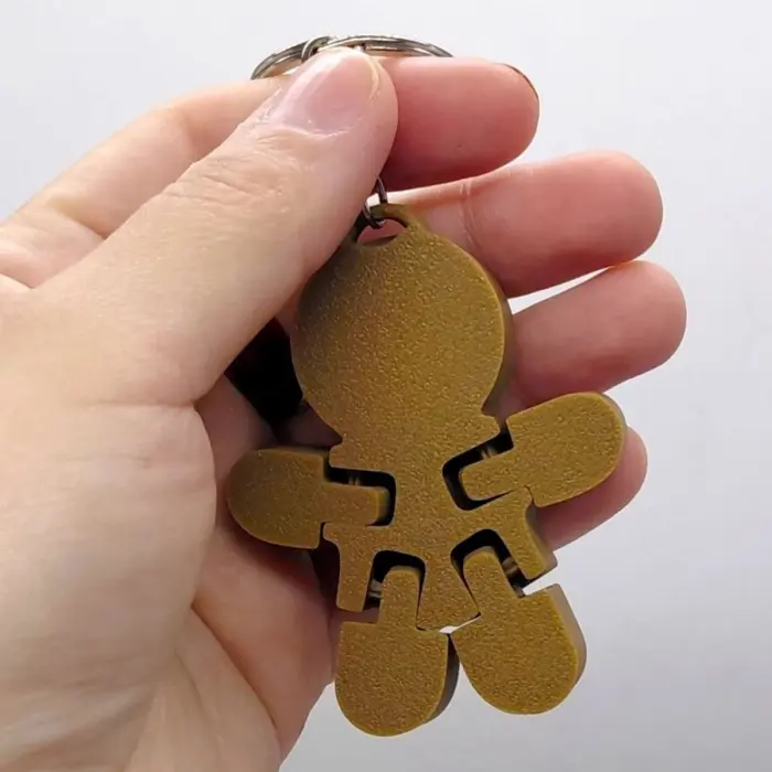 Брелок 3d друк "ЧОЛОВІЧОК-ПЕЧИВО" (ВИД 2), KEYCHAIN