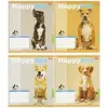 Зошит КОЛЬОРОВИЙ на 18 аркушів КЛІТИНКА "HAPPY PET" (20 ШТ)
