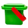 Відерце дитяче з кришкою "Малюк" ЗЕЛЕНИЙ