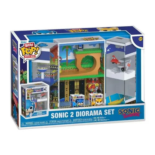 Игровой набор Bitty POP! Boxes серии Соник - Еж Соник