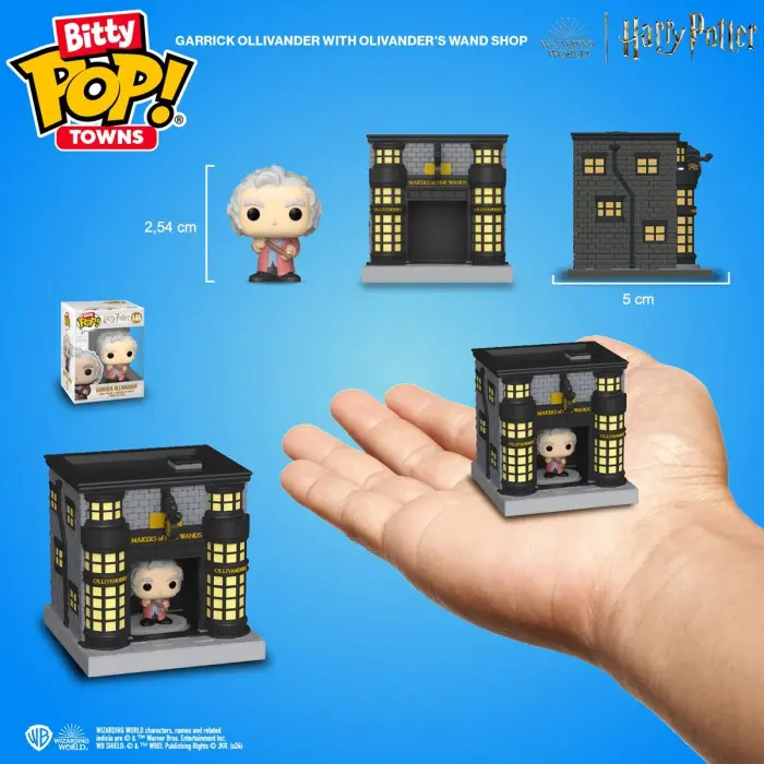 Набір фігурок Bitty Pop! Town серії Гаррі Поттер - Олівандер і крамниця чарівних паличок
