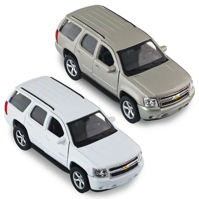Автомодель - Chevrolet Tahoe 2008 (белый, серый)