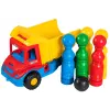 Multi truck вантажівка з кеглями синій
