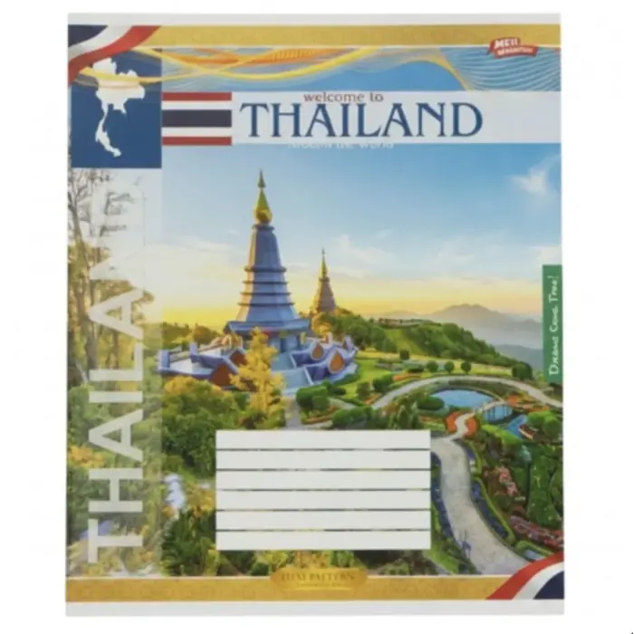 Зошит 24л клітинка "Thailand" (16 примірників, мікс)