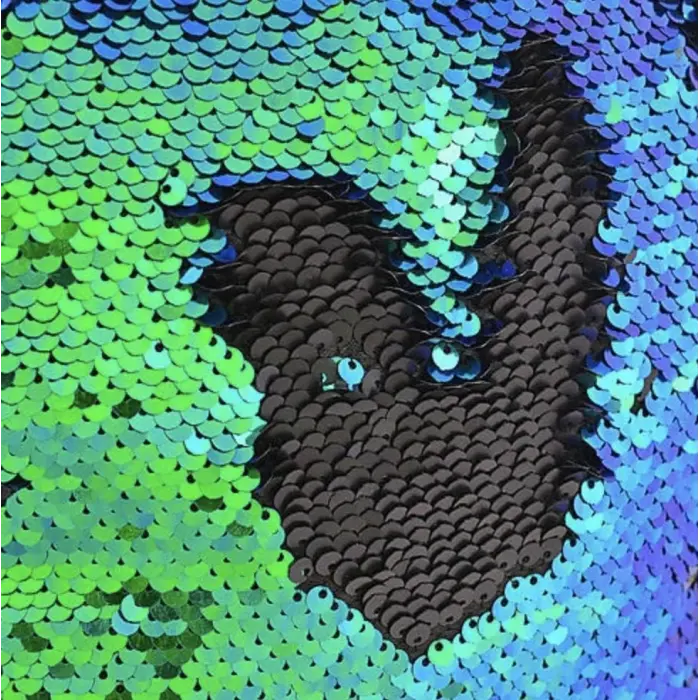 Рюкзак молодіжний "Yes" з паєтками "Green Sequins"