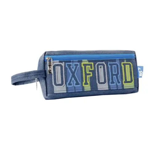 Пенал мʼякий "Yes" синій, "Oxford" 20х9.5х5 см