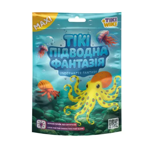 Стретч-іграшка у вигляді тварини Tiki Wiki серії Maxi – Тікі Підводна фантазія (мікс)