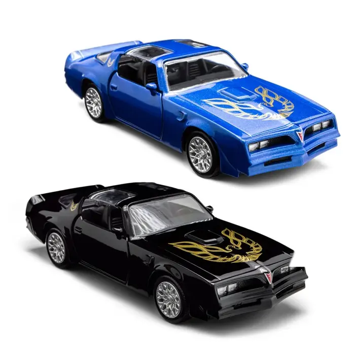 Автомодель - Pontiac Firebird 1978 (черный, синий) (МИКС)