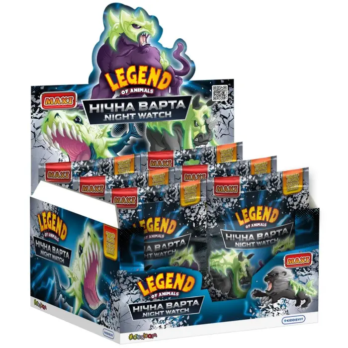 Стретч-іграшка у вигляді тварини серії "LEGEND OF ANIMALS МАКСІ" – НІЧНА ВАРТА (у диспл.)