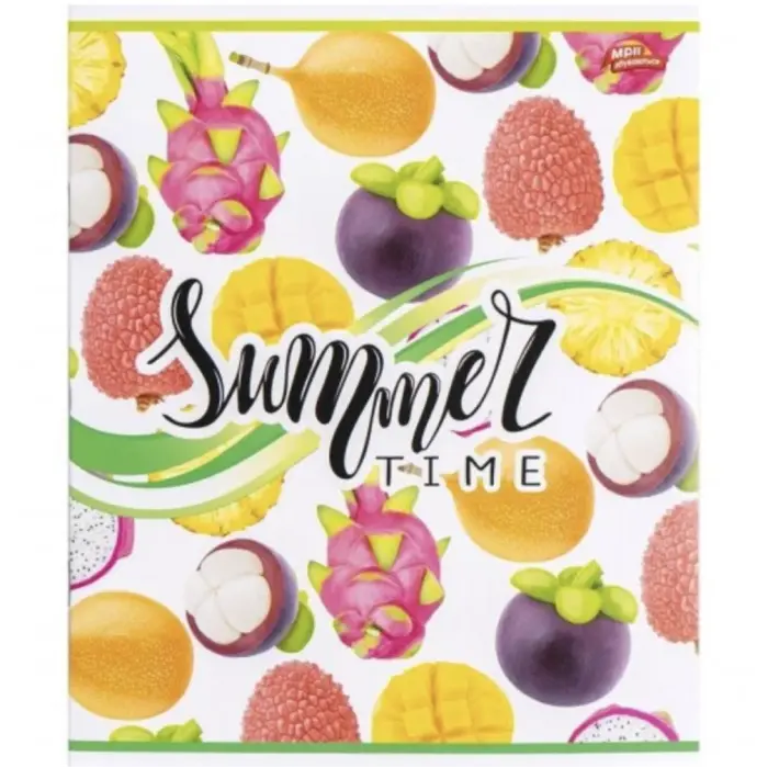 Тетрадь 12 листков линия "Summer time", 20 экземпляров