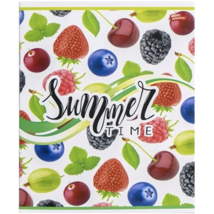Тетрадь 12 листков линия "Summer time", 20 экземпляров