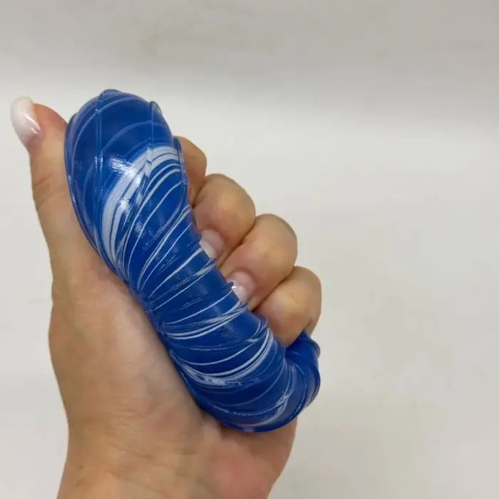Сквіш антистресс "Куля мармурова" 6,5cm (ЗЕЛЕНИЙ)