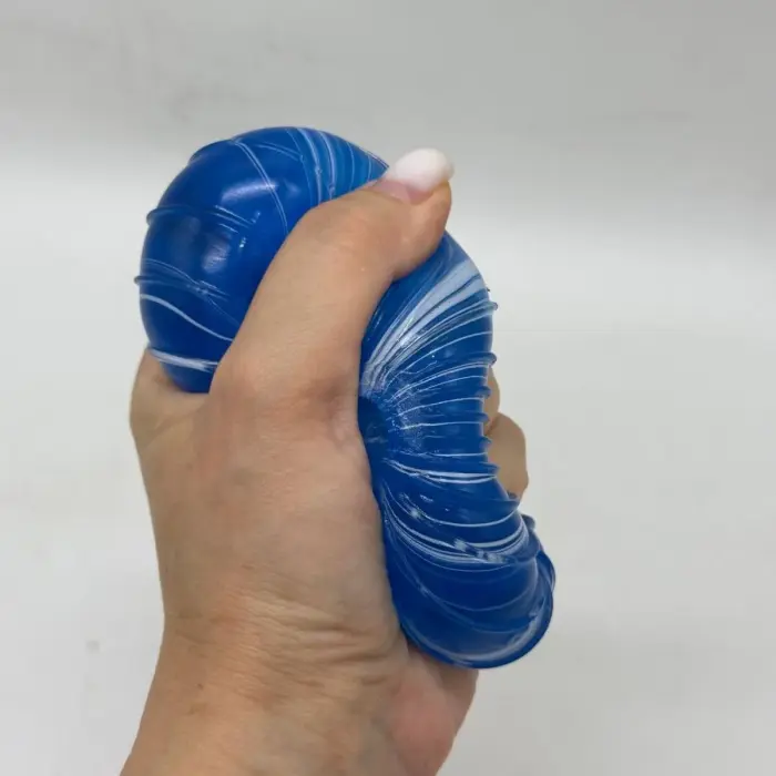 Сквіш антистресс "Куля мармурова" 6,5cm (ЗЕЛЕНИЙ)