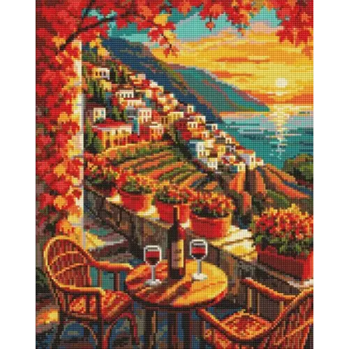 Алмазна мозаїка - Винна історія ©art_selena_ua