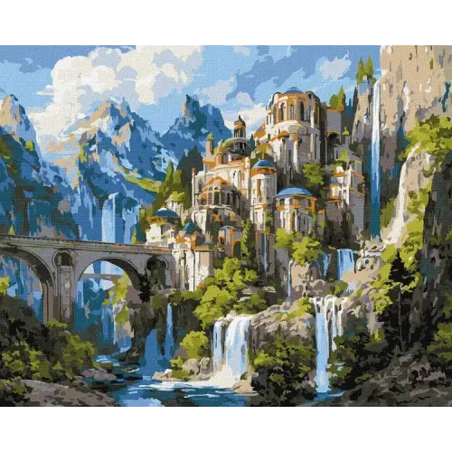 Картина за номерами - Палац на вершині ©art_selena_ua