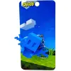 Брелок (3D друк) Minecraft Allay / Збирик Keychain, Блакитний