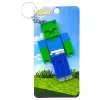 Брелок 3D печать "Minecraft Zombie / Зомби"
