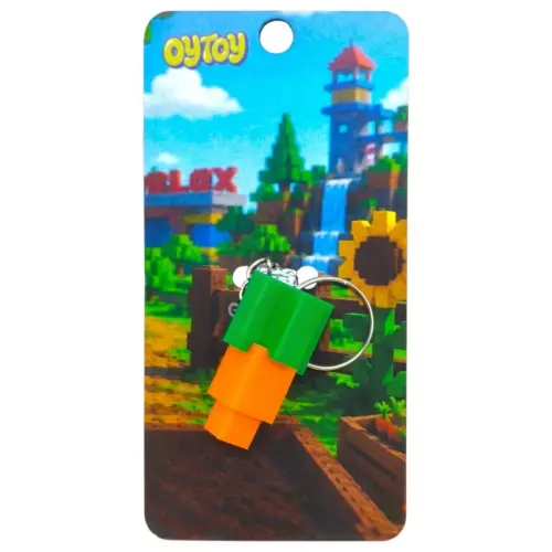 Брелок 3D печать "Roblox Carrot / Морковь GaG Keychain"