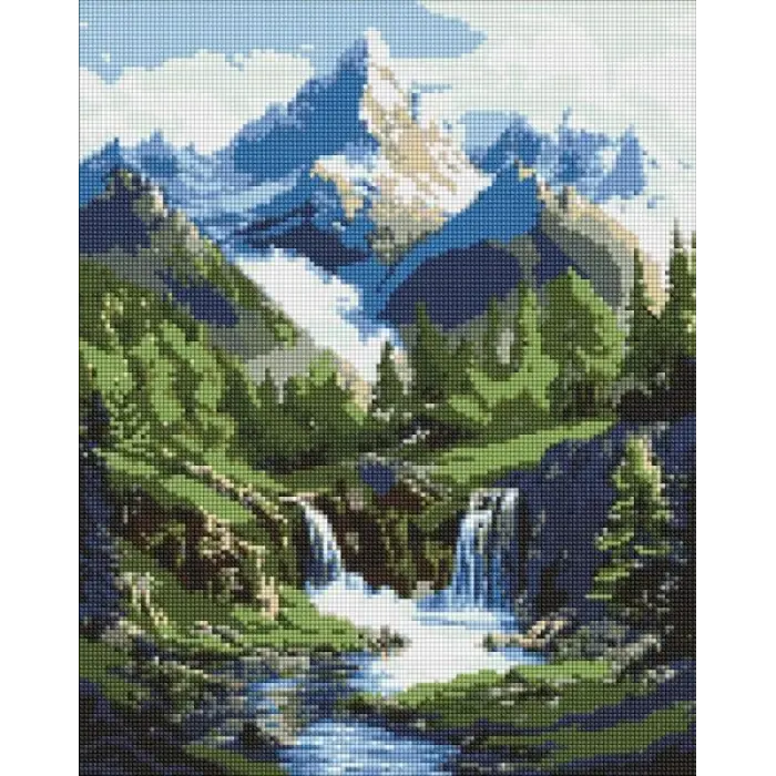 Алмазна мозаїка - Краєвиди гір ©art_selena_ua