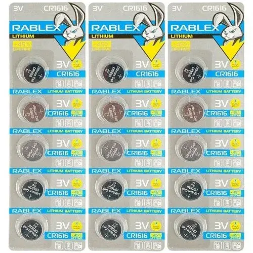 Батарейка RABLEX "таблетка" 3V CR1616 (ціна за 1 блістер - 5 штук)