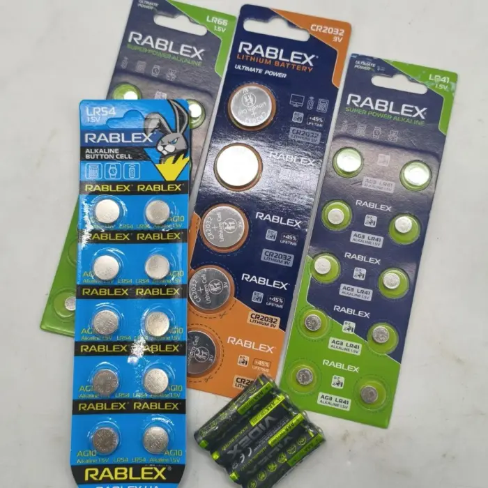 Батарейка RABLEX "таблетка" 1.5V AG10 (LR54) ціна за 1 блістер - 10 шт
