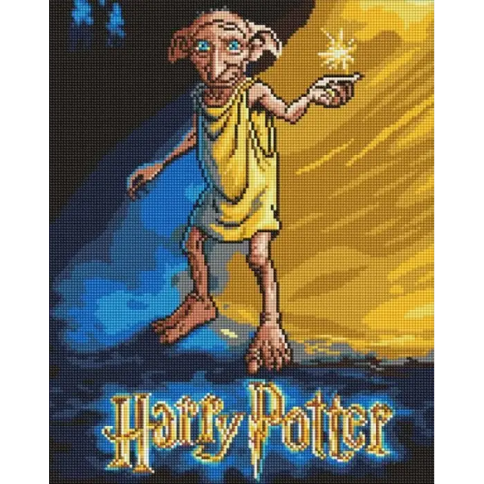 Алмазна мозаїка - Harry Potter: Постер з Добі ©Warner Bros.