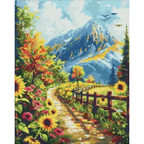 Алмазна мозаїка - Дім під горою ©art_selena_ua